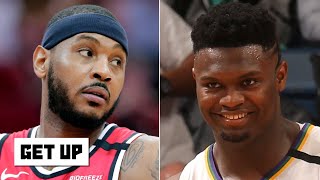 How Carmelo Anthony and the Blazers matched up against Zion Williamson | Get Up