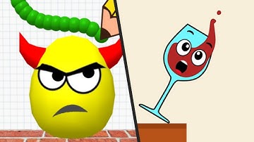 DRAW TO SMASH vs SPILL IT - All Levels Satisfying Gameplay Mobile Android ios