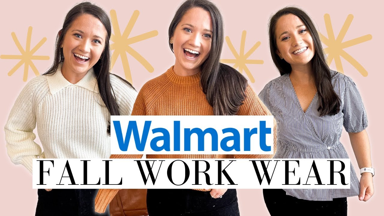 WALMART FALL CLOTHING HAUL 2022 / Work Wear Outfits