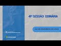 41ª SESSÃO ORDINÁRIA 