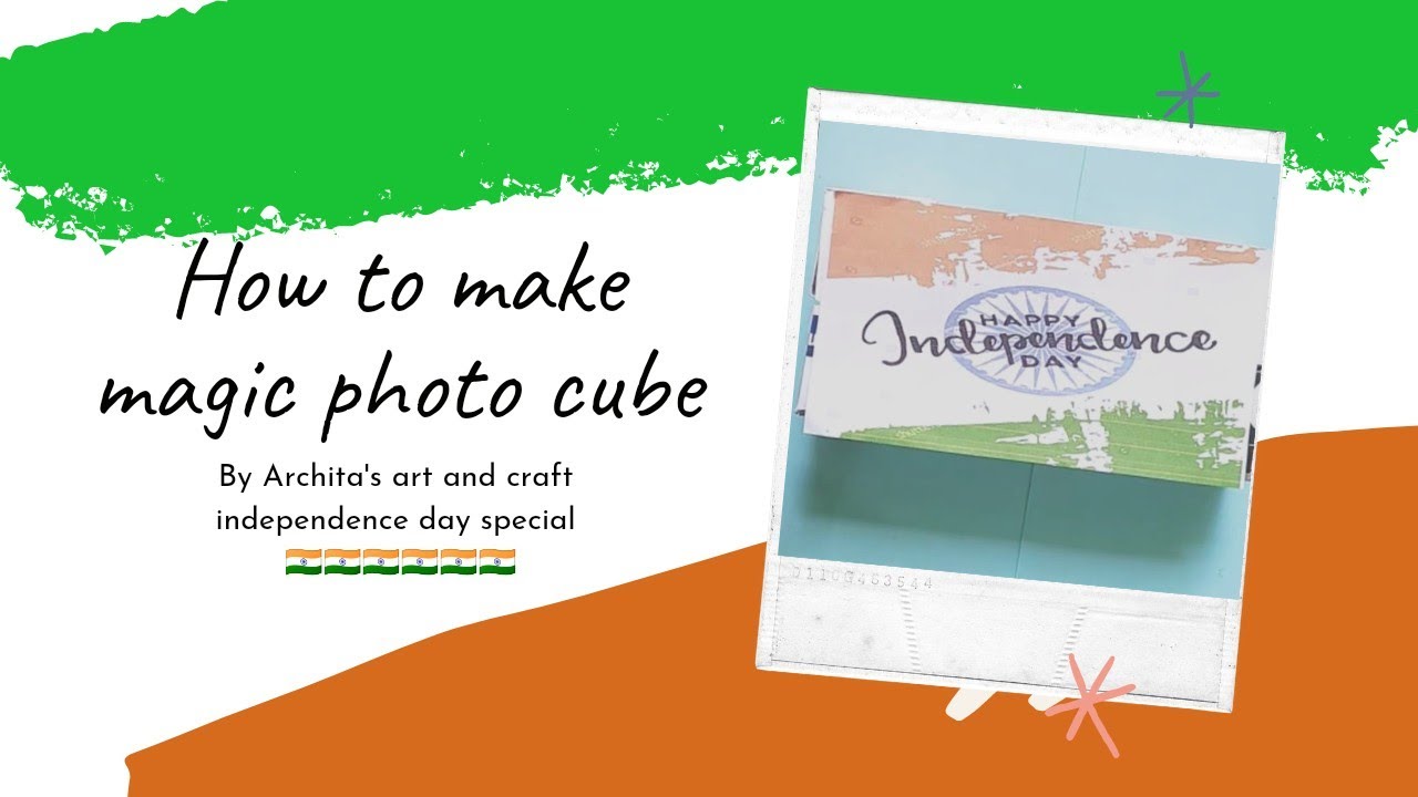 How to make a magic photo cube || by Archita's art and craft ...