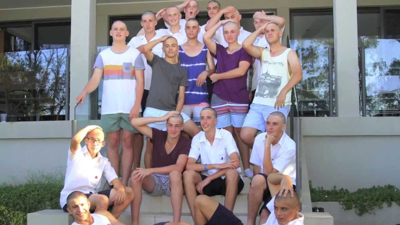 Worlds greatest shave 2014 - Kirrawee High school boys.
