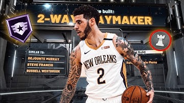 LONZO BALL BUILD | BEST 2-WAY PLAYMAKING BUILD ON 2K20 | KXNG EAZY2K