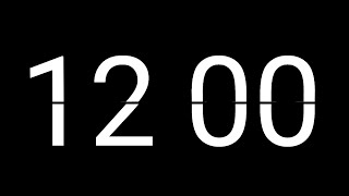 12 Minutes Countdown Flip Timer with Ticking Sound #12minutes #countdowntimer