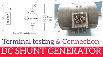 Terminal Identification of D.C Shunt Generator || Connection of D.C Shunt Generator || D.C Machine