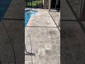 Very Moldy lanai brought back to pristine condition! #pressurewashing #fyp #pavers
