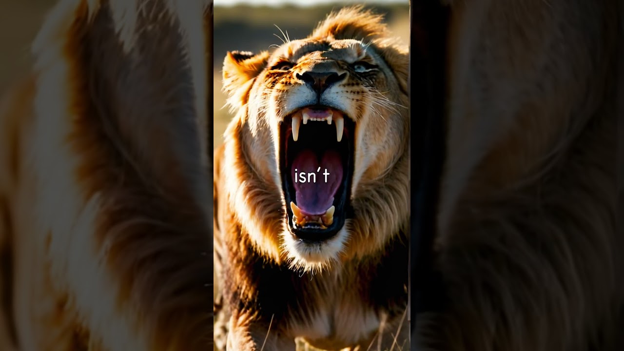 King of the jungle 🦁 One minute speech 🎤 