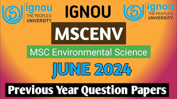 𝗜𝗚𝗡𝗢𝗨 𝗠𝗦𝗖𝗘𝗡𝗩 𝗖𝗢𝗠𝗣𝗟𝗘𝗧𝗘 𝗣𝗔𝗣𝗘𝗥𝗦 𝗙𝗢𝗥  𝗝𝗨𝗡𝗘 𝗦𝗘𝗦𝗦𝗜𝗢𝗡 𝟮𝟬𝟮𝟰 || 𝗠𝗦𝗖𝗘𝗡𝗩 𝗤𝗨𝗘𝗦𝗧𝗜𝗢𝗡 𝗣𝗔𝗣𝗘𝗥𝗦 𝗜𝗡 𝗔 𝗦𝗜𝗡𝗚𝗟𝗘 𝗩𝗜𝗗𝗘𝗢