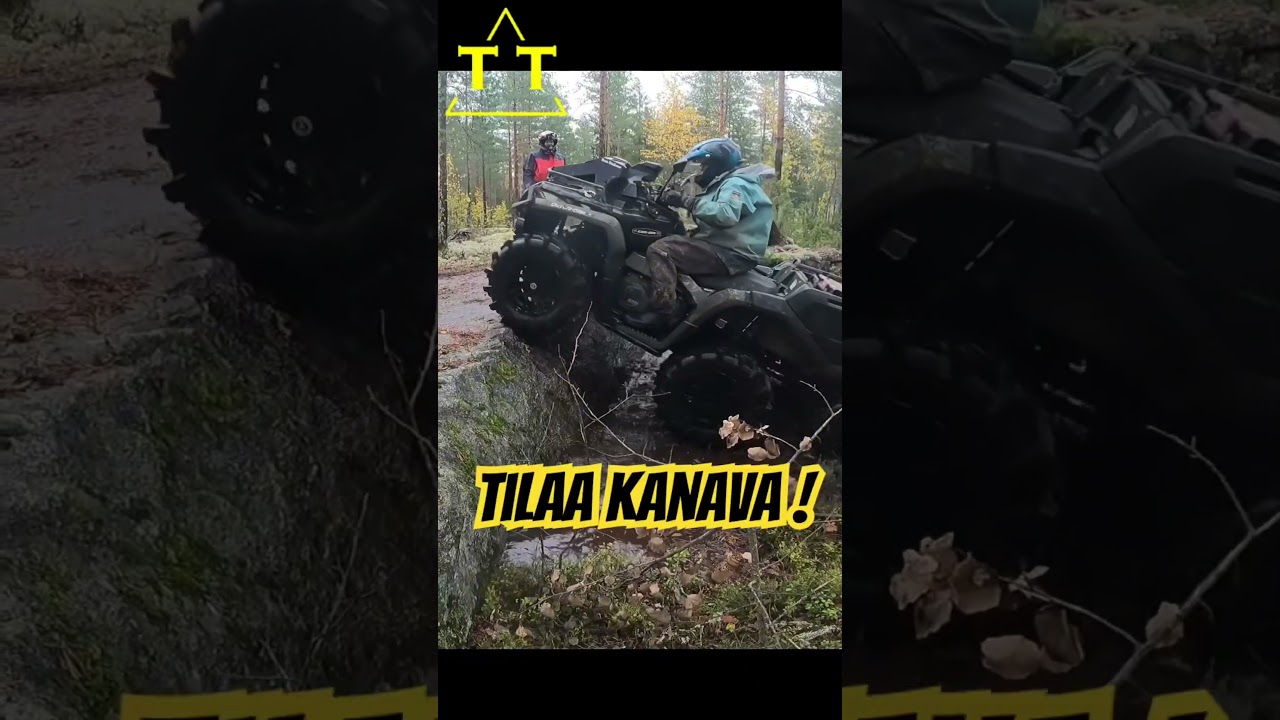 6x6 Outlander 1000 in action! 