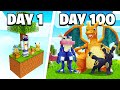 I Spent 100 Days in Cobblemon SKYBLOCK VS. my Rival! (Duos Cobblemon)