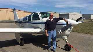 Flight in Beechcraft Debonair