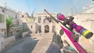 AWP CMYK (Battle-Scarred) In Game Showcase - Graphic Design Collection | CS2