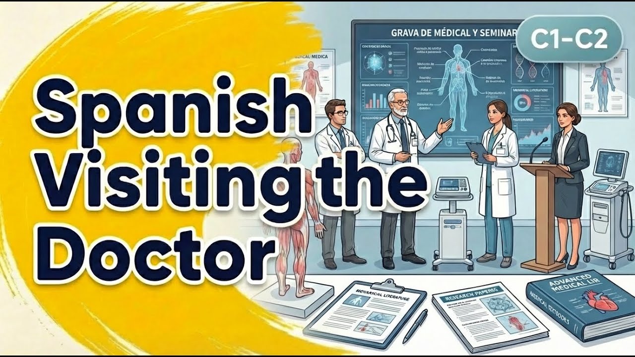 🎥 Spanish Daily Visiting the Doctor | Advanced Spanish C1–C2