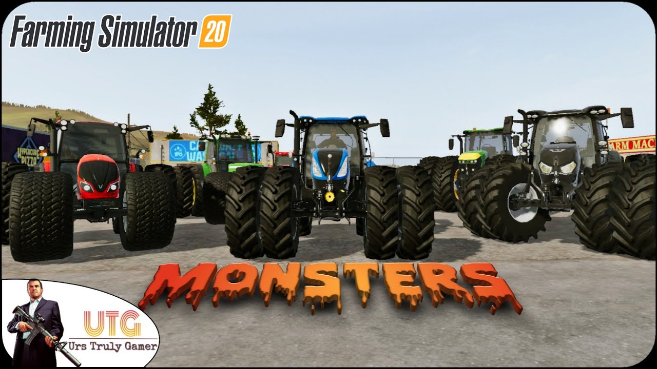 Monster Tractors Show in Farming Simulator 20 YouTube
