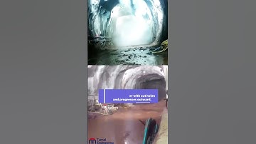 The drill and blast method is a conventional technique used in tunnel construction.