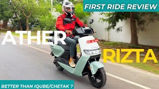 The 'ONLY' Ride Review of ATHER RIZTA That You Need | Range | Performance| Atherstack 6