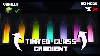 ♡ OMBRE WINDOWS GRADIENT ♡ MINECRAFT TUTORIAL ♡ NO MODS REQIRED ♡