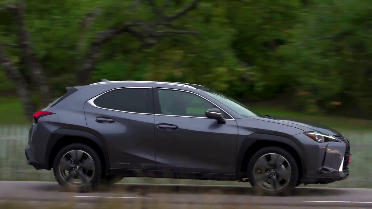The new Lexus UX 250h Driving Video in Grey - YouTube
