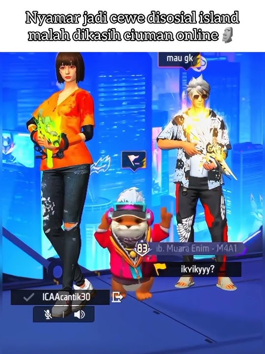 dikasih ciuman lewat mic gak tuh🗿 #ffshorts #freefire #fflucu