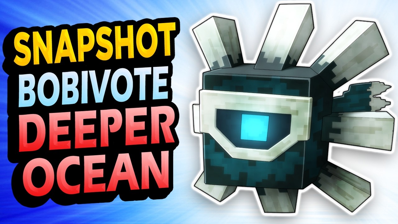 ✅ Llegó el DEEPER OCEAN👉 Snapshpt BOBI VOTE Minecraft 26.2