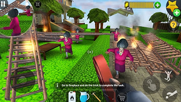 Scary Teacher 3D  Mod menu - troll Miss T so funny everyday (android, ios) part 1283