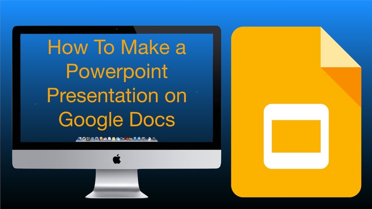 how to make presentation on google docs