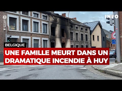 Un couple et ses quatre enfants décèdent dans un tragique incendie à Huy - RTBF Info