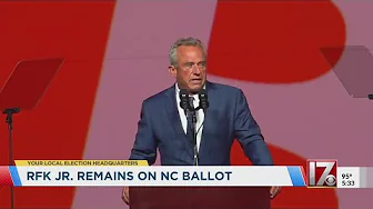 Robert F. Kennedy Jr. remains on NC ballot  thumbnail