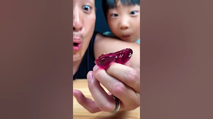 More popping grape jellies! This one was cool#shortsfeed #shortsyoutube