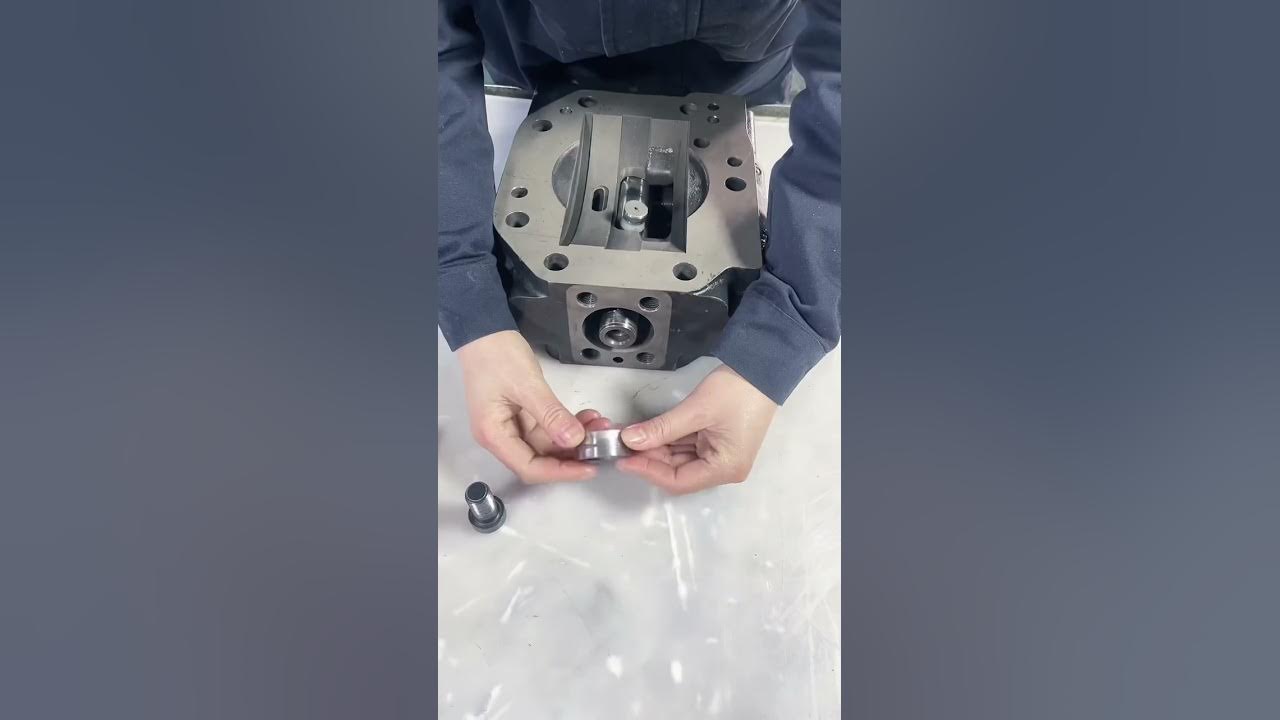 sharing of rexroth A7VO160 hydraulic pump assembly process - YouTube