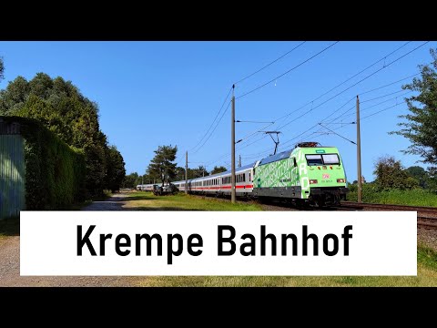 101 005 (DEVK) am Bahnhof Krempe