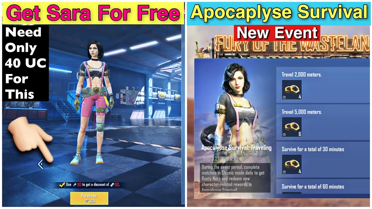 How To Unlock Sara Character By Using Character Voucher Buy Sara