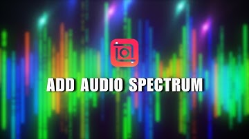 ⭐ INSTANT: How to Add Audio Spectrum to Make a Music Video (InShot Tutorial) | English