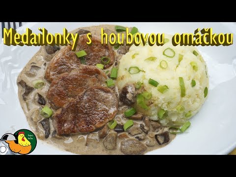 Video: Jak Vyrobit Vepřové Medailonky S Houbami