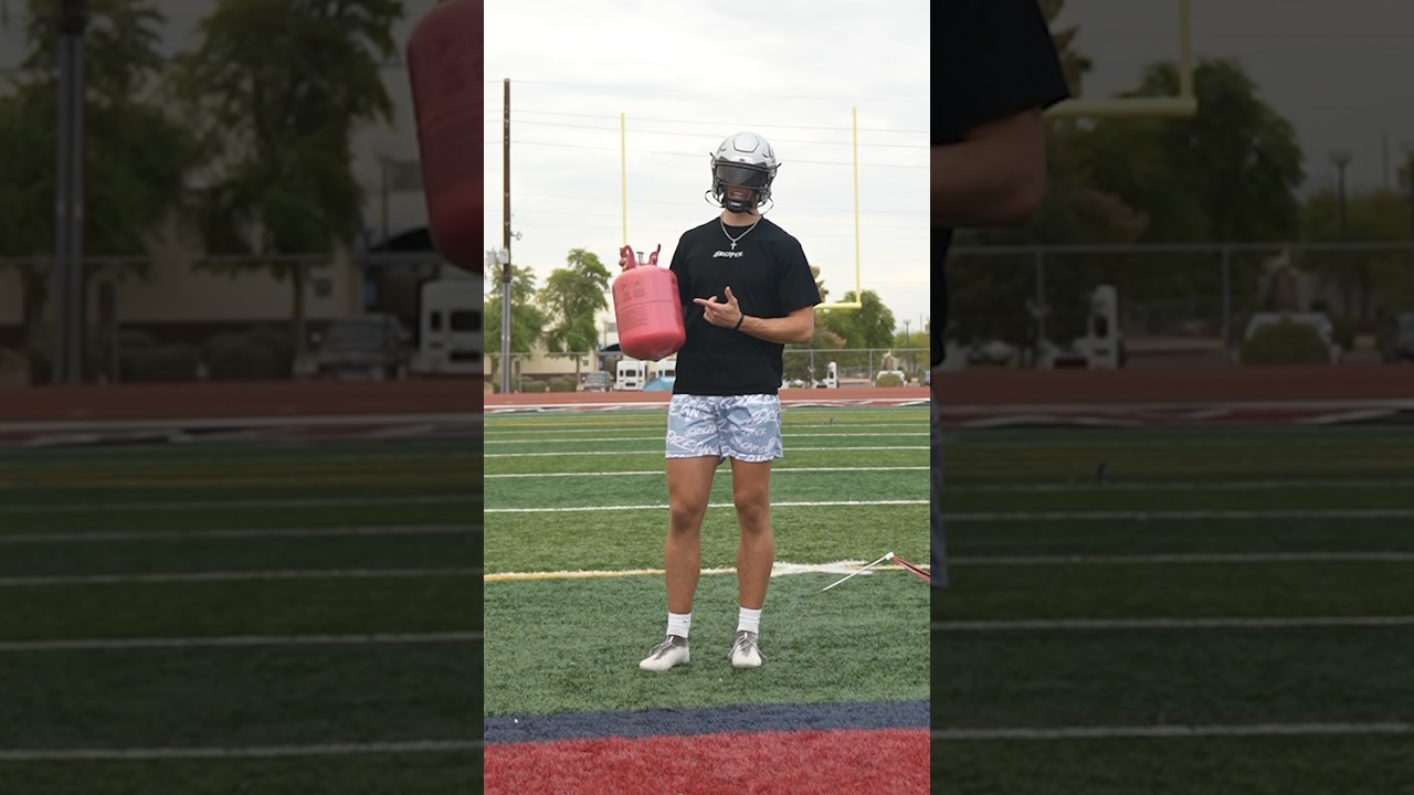 I Kicked Helium Footballs And This Happened YouTube