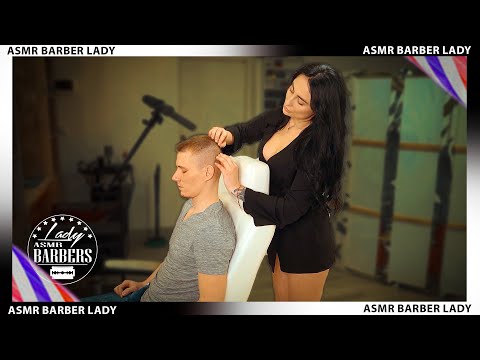 Atmospheric ASMR Head Scratching By Barber Lady Helen