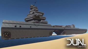 Dual Universe HUGE L Core Capital Ship, Work in Progress Update Video