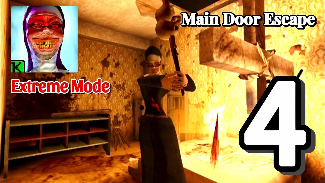 I Barely Survived Evil Nun Extreme Mode 😨 | Day 3 Escape | Part 4