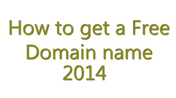 How to get a Free Domain name - [2014] - freenom.com