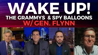 Wake Up! The Grammys & Spy Balloon | Gen. Flynn on FlashPoint