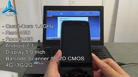 คุณสมบัติและการใช้งานเบื้องต้นของ Handheld Computer Urovo I6310