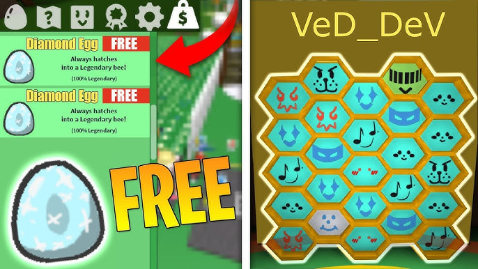 Hoops The Bee on X: 2 NEW OP Bee Swarm Simulator Codes that include free  bees. But use them quickly before they expire -  # beeswarmsimulator #roblox  / X