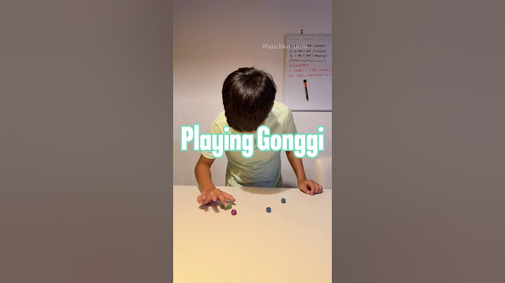 Playing GongGi. Squid game #shorts