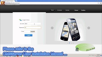 How to Install CMS Server and Client V6 -Mobile DVR