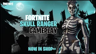 New Fortnite Skull Ranger Game Play