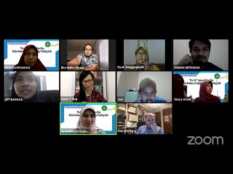 THE 12th Annual One-Day Online Seminar on English Language Teaching 2020