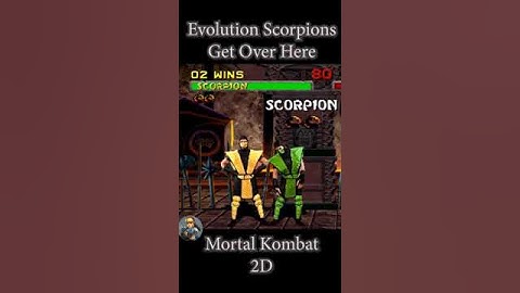 Evolution of Get Over Here Scorpions | Mortal Kombat 2D | 1992- 2025
