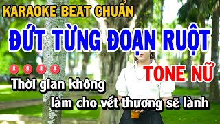 Karaoke Đứt Từng Đoạn Ruột Tone Nữ | Nhạc Sống Linh Như