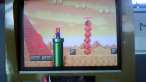 Unknown 2005 kiosk demo footage by Samy Zakari 3 - New Super Mario Bros.