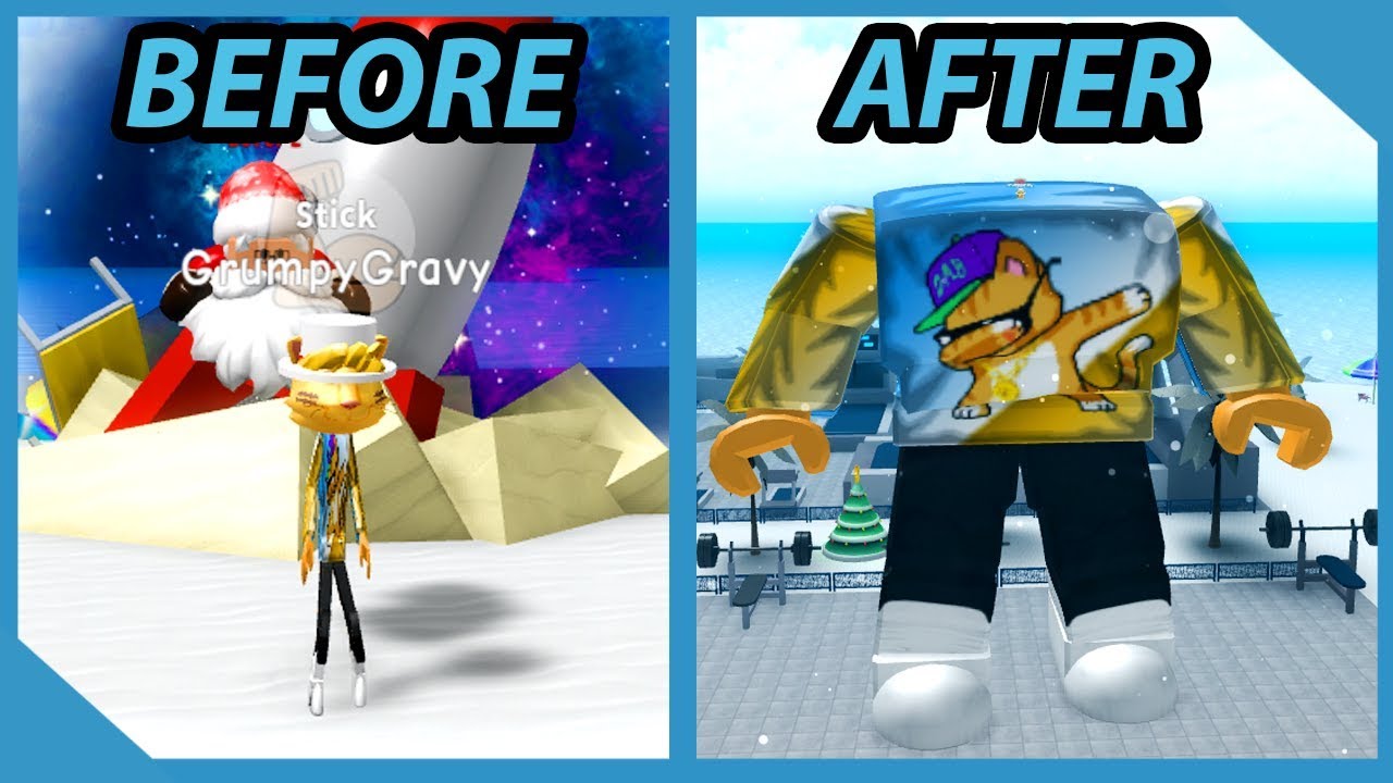 New Christmas Update In Roblox Weight Lifting Simulator Strongest Player Youtube - videos matching new christmas update in roblox weight